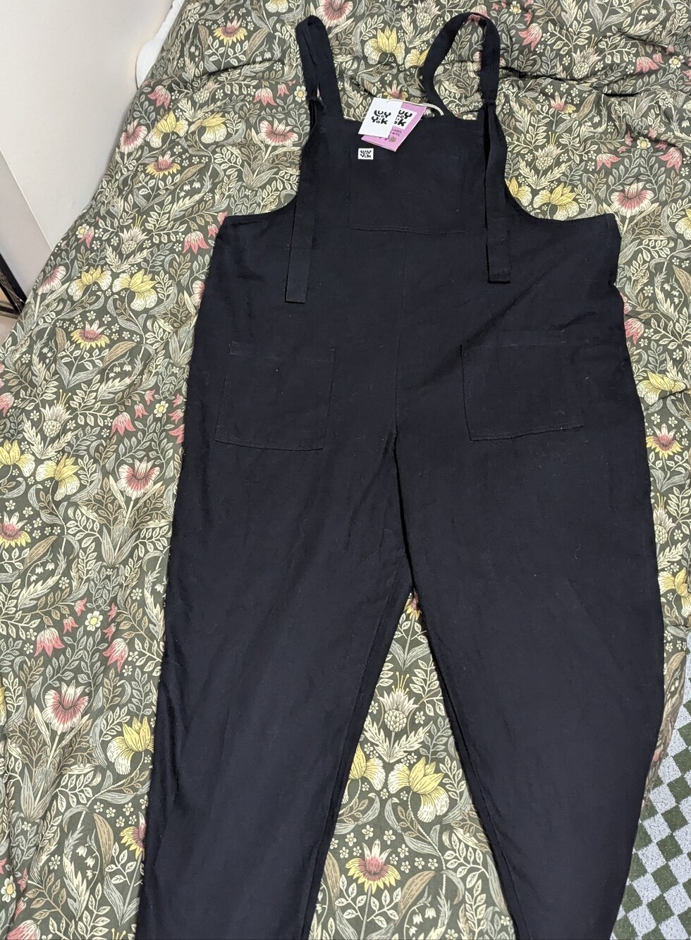Lucy & Yak Black Overalls / Dungarees
